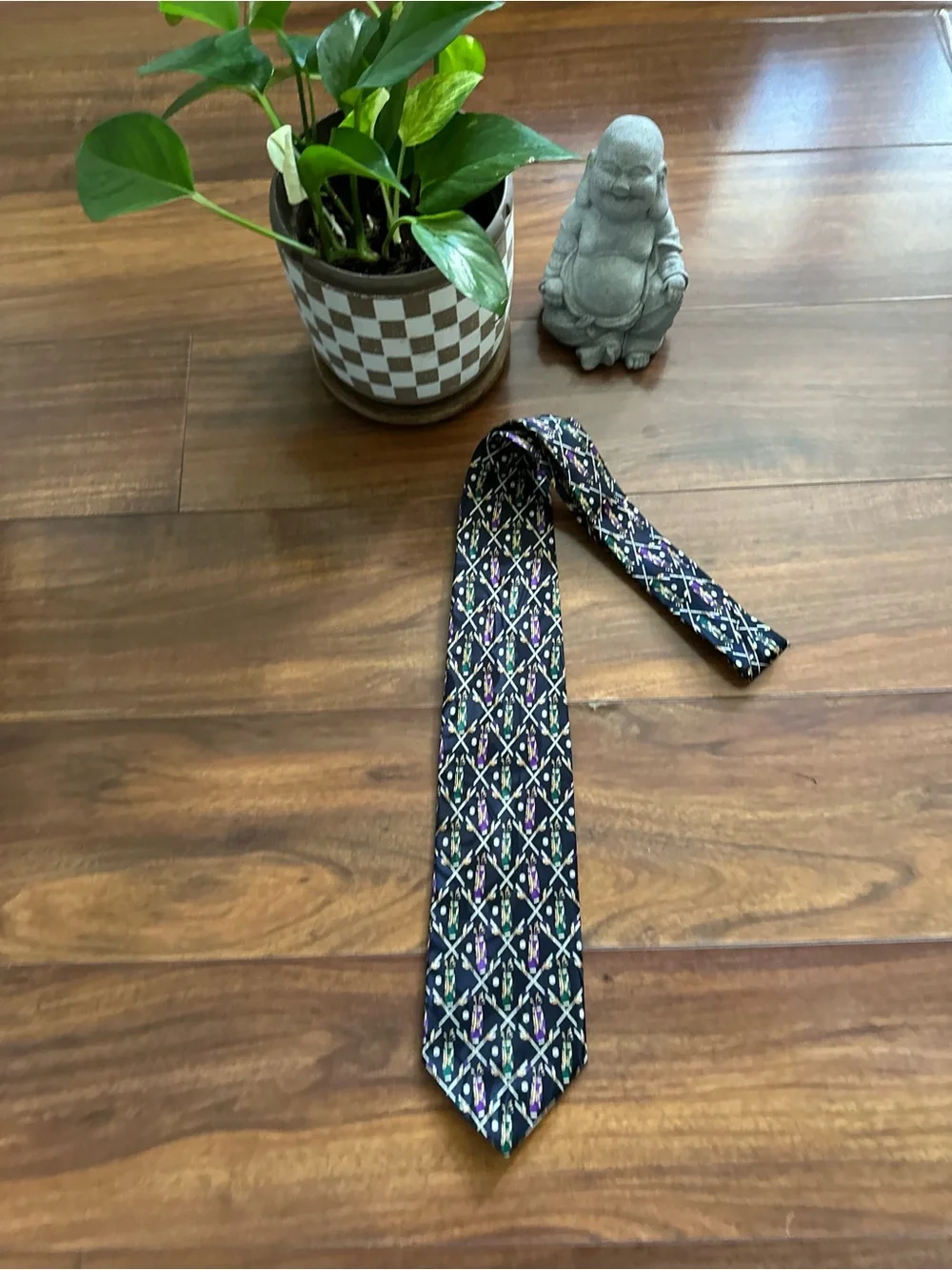 Beverly Hills Polo Club Vintage Golf Novelty Tie - Picture 2 of 10